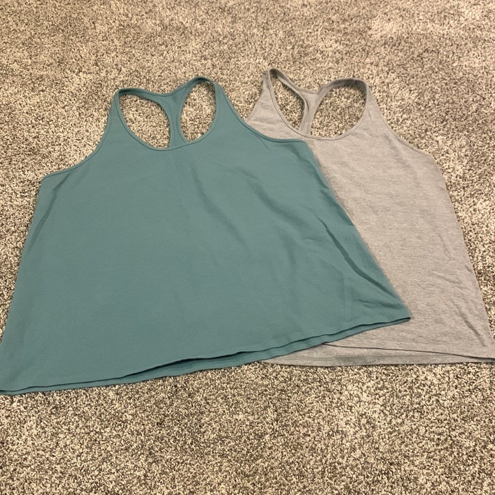 All In Motion Racerback Tanks XL